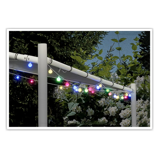 80er LED-Kugellichterkette - Ca. 19 M - Bunt â Bild 4