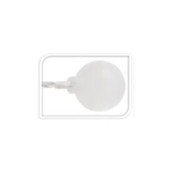 80er LED-Kugellichterkette - Ca. 19 M - Bunt