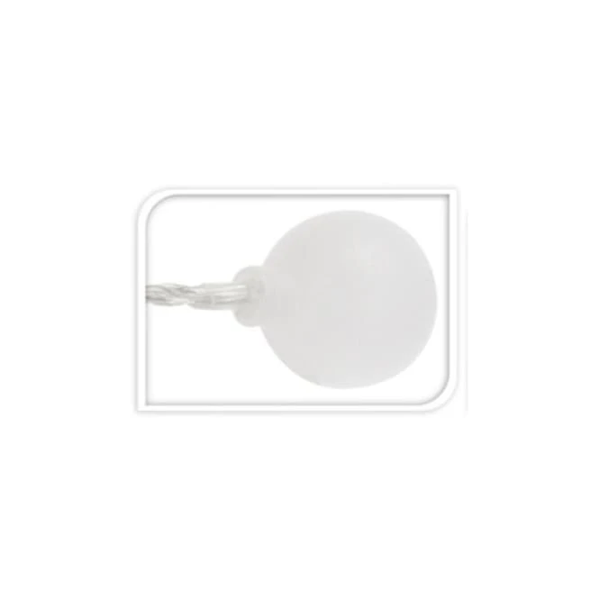 80er LED-Kugellichterkette - Ca. 19 M - Bunt