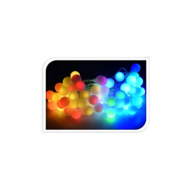 80er LED-Kugellichterkette - Ca. 19 M - Bunt â Bild 3