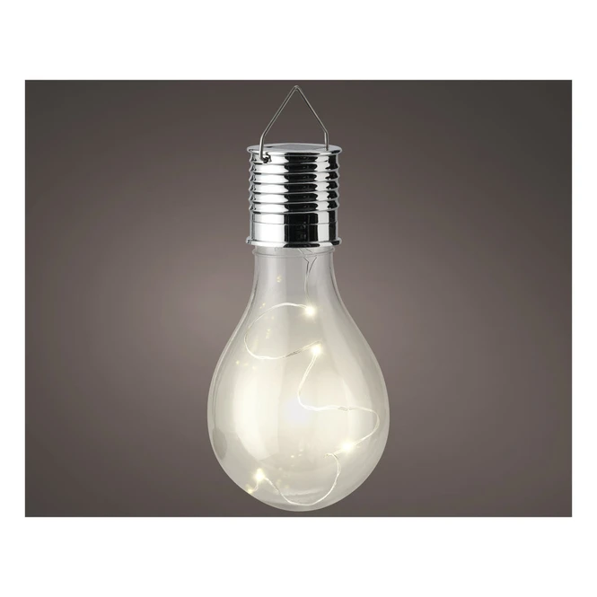 LED-Solarbirne - Ca. 8 X 14 Cm - Klar