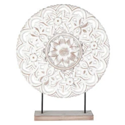 Standdeko - Scheibe - Aus Holz - Ca. 41 X 8 X 48 Cm