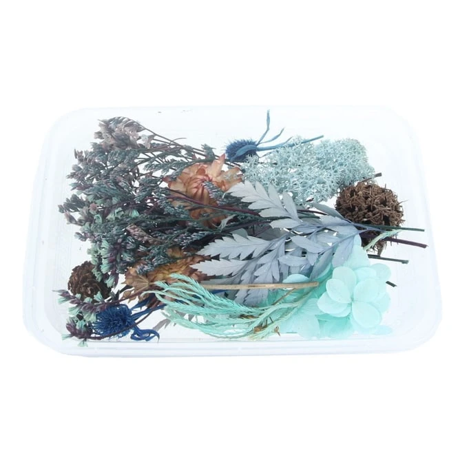 Streudeko - Trockenblumen - Blau