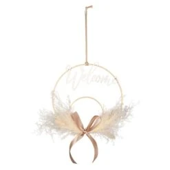 Dekohänger - Ringe - Aus Holz - Ca. 26 X 1 X 30 Cm