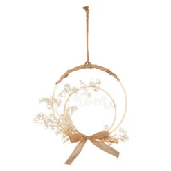 Dekohänger - Ringe - Aus Holz - Ca. 27 X 1 X 30 Cm