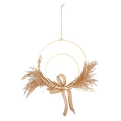 Dekohänger - Ringe - Aus Holz - Ca. 27 X 1 X 27 Cm