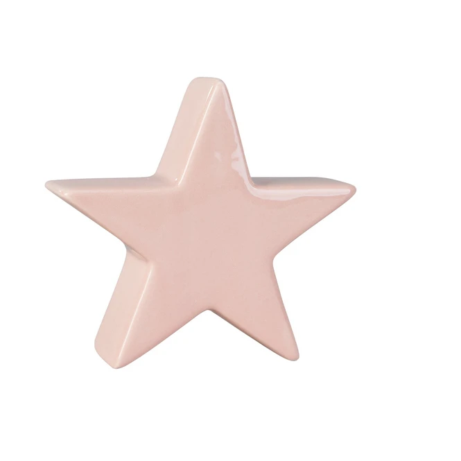 Stern Rosa - Aus Dolomit - Ca. 15 X 5 X 14 Cm