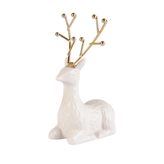 Hirsch - Aus Keramik - Ca. 13,5 X 10,5 X 19 Cm