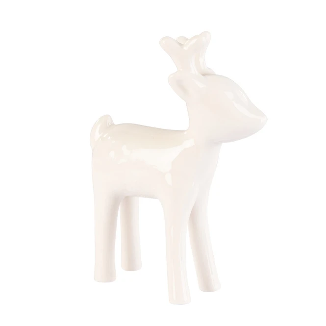 Hirsch - Aus Keramik - Ca. 10 X 4,5 X 14 Cm