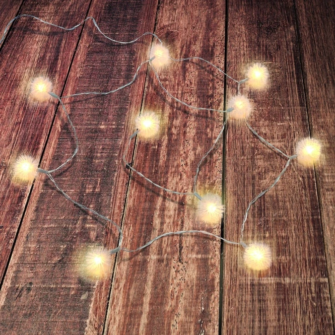 Lichterkette SchneebĂ€lle - Mit 10 LED - Ca. 3 X 165 Cm â Bild 3
