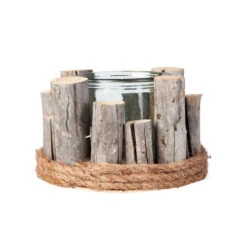 Windlicht Rund - Ca. 18 X 18 X 11 Cm