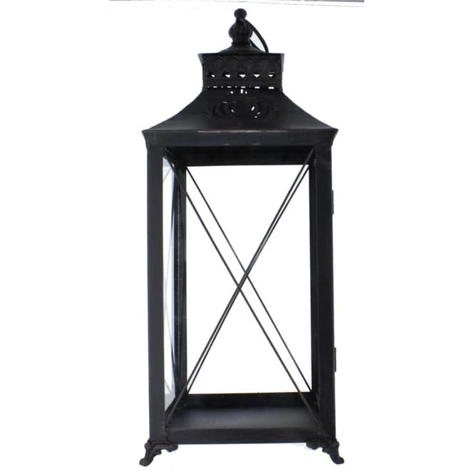 Laterne - Bronze Antik - Ca. 19 X 19 X 45 Cm