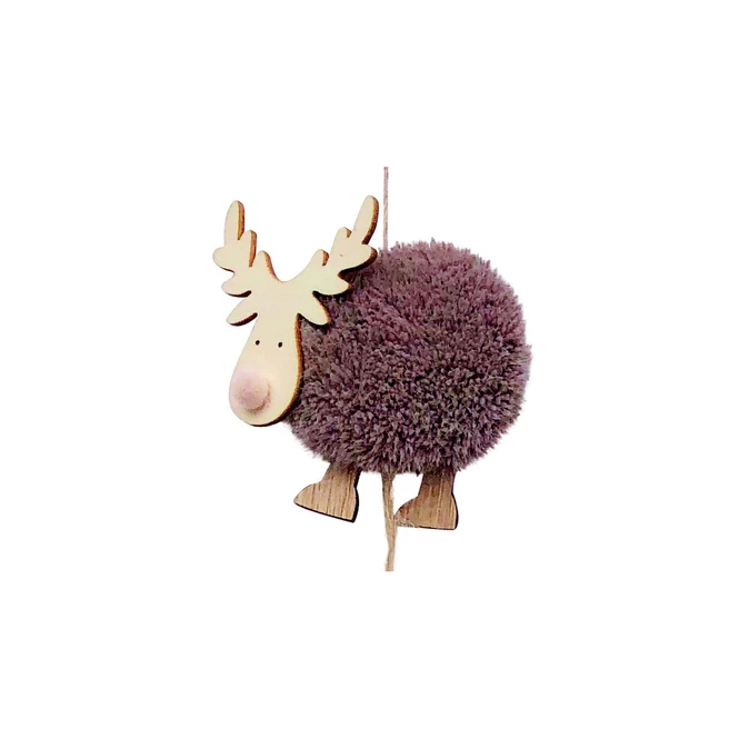 Girlande - Rentiere - Aus Holz - 10 X 90 Cm - 1 Stück – Bild 3