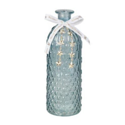 Glasvase - Merry Christmas - Ca. 7 X 7 X 20,5 Cm