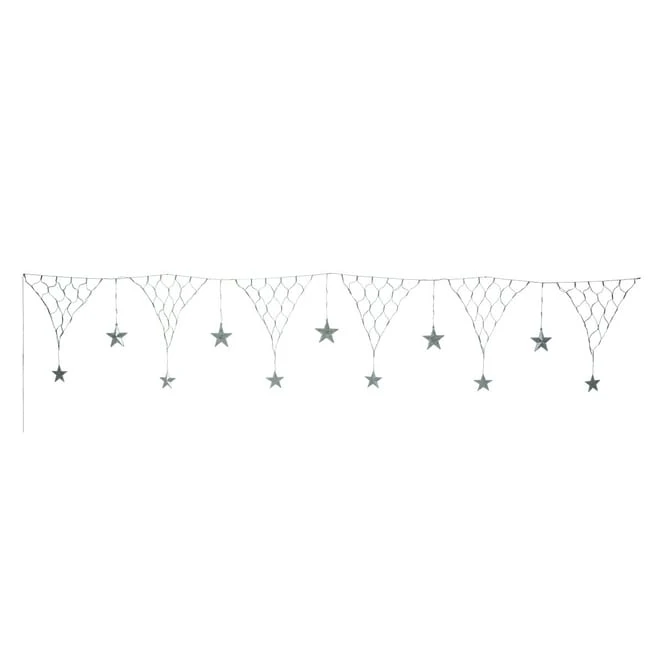 221er LED-Lichterkette - Sterne - Ca. 400 Cm