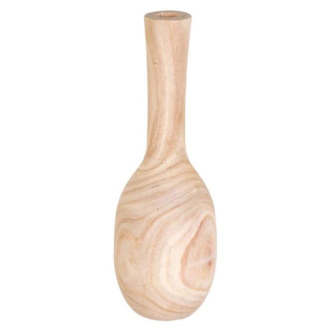 Vase - Aus Holz - Ca. 14 X 45 Cm