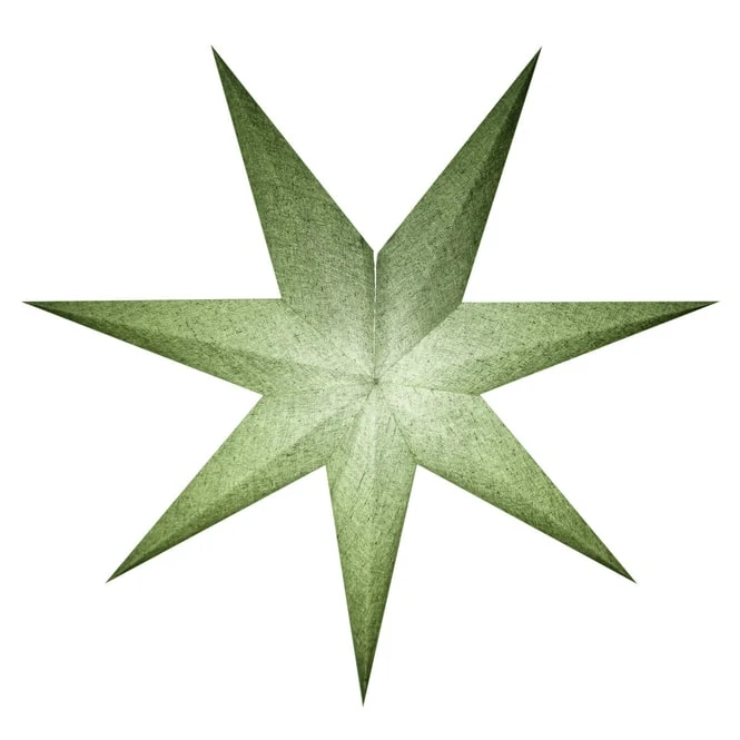 LED-Stern - Ø = Ca. 60 Cm - Grün