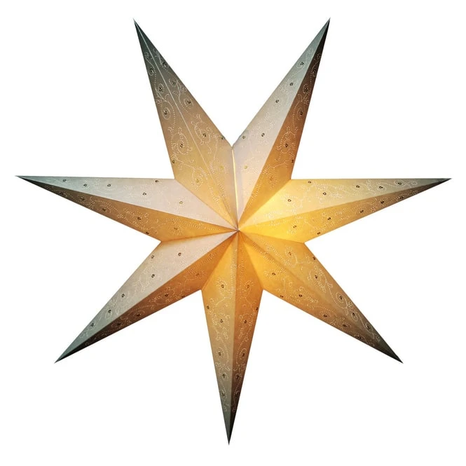 LED-Stern - Ă = Ca. 60 Cm - Silber