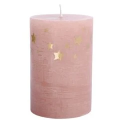 Stumpenkerze - Polar - Ca. 7 X 10 Cm - Rosenholz