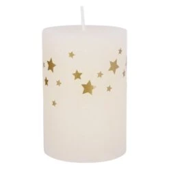 Stumpenkerze - Polar - Ca. 7 X 10 Cm - Vanille