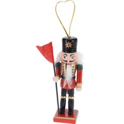 DekohĂ€nger Nussknacker - Aus Holz - Ca. 12cm - 2 StĂŒck