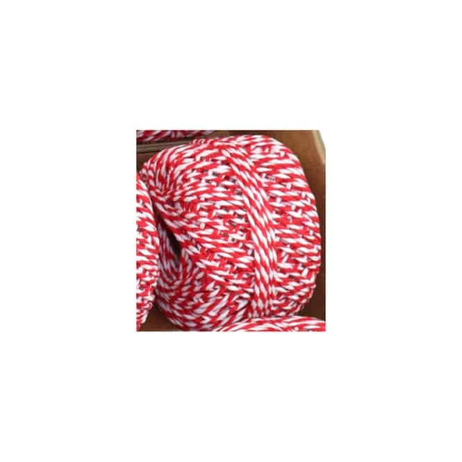 Kordel - Ca. 2 M - Rot/weiß