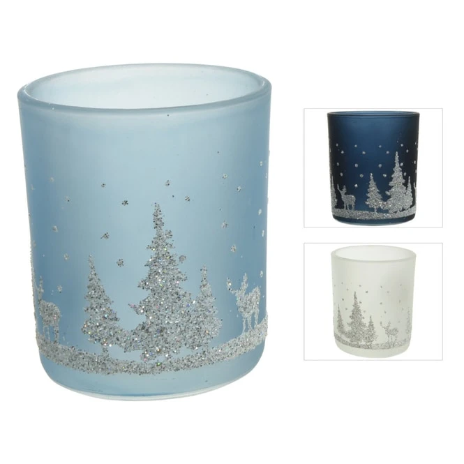 Teelichtglas - Weihnachten - Ca. 7 X 8,5 Cm - 1 StĂŒck â Bild 4