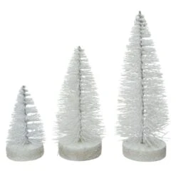 Tannenbaum-Set - Weiß - 3-teilig