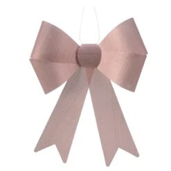 Dekohänger - Schleife - Ca. 20 X 27 Cm - Rosa