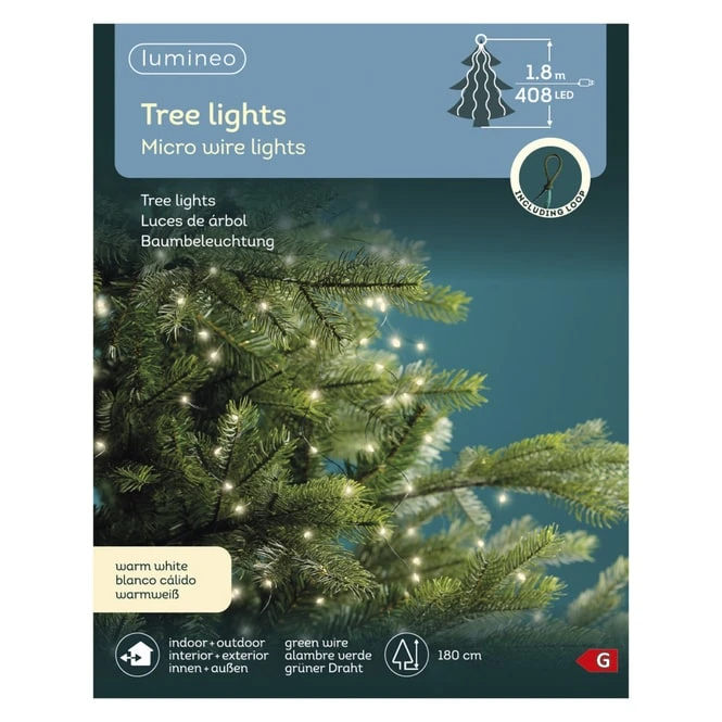 408er LED-Lichterdraht - Ca. 180 Cm - GrĂŒn â Bild 5