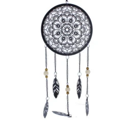 Dekohänger - Traumfänger - Aus Metall - Ca. 80 X 18 Cm