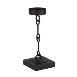 Kerzenständer - Schwarz - Aus Metall - Ca. 7 X 7 X 17,5 Cm