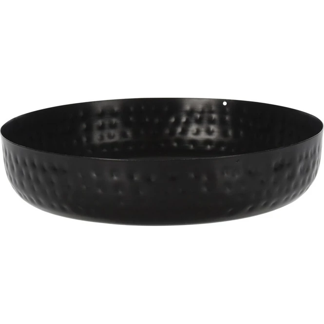 Dekoschale - Metall - Ca. 30 X 6,8 Cm - Schwarz