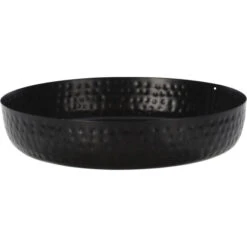 Dekoschale - Metall - Ca. 25 X 5,5 Cm - Schwarz