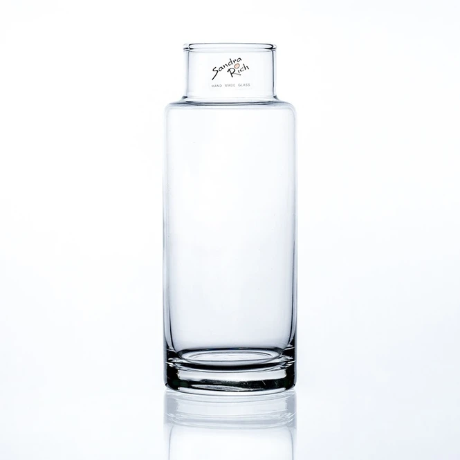 Sandra Rich - Vase - Aus Glas - Ca. 8 X 20 Cm - Klar