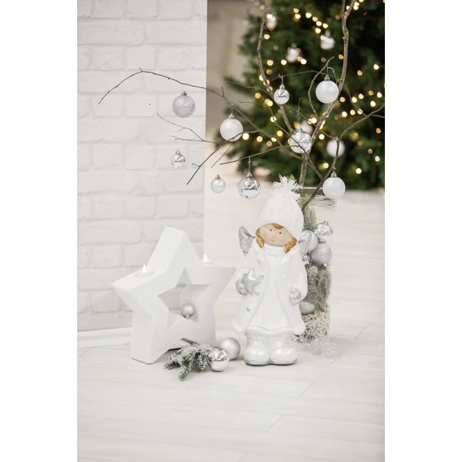 Christbaumkugeln - Silber - 12 StĂŒck â Bild 2