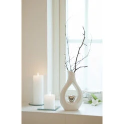 Kerzenuntersetzer - Aus Glas - Ă = 13 Cm - Quadrat