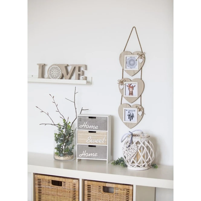 Windlicht - Mit Weide Ummantelt - 21 Cm - Verschiedene Farben â Bild 2