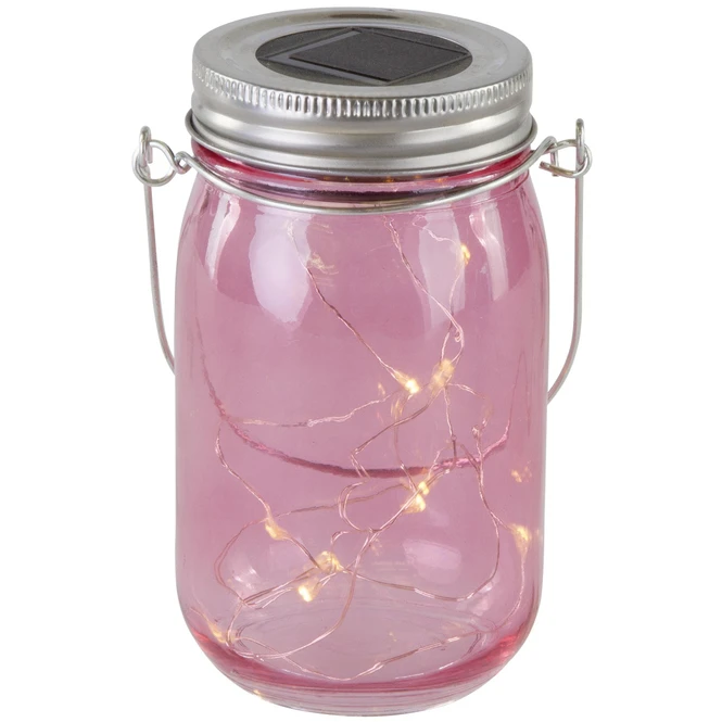 LED-Solarlampe - Aus Glas - 8 X 14 Cm - 1 StĂŒck â Bild 5