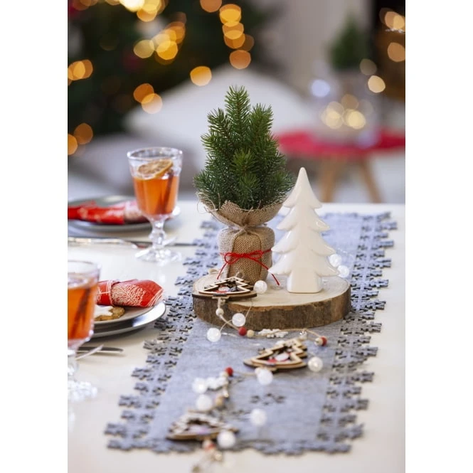 Baum - Aus Keramik - Ca. 13,5 X 6 X 26,5 Cm - Weiß – Bild 2