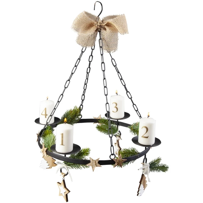 Dekohänger - Stern - Aus Holz - Ca. 7 X 1 X 7 Cm - 2 Stück