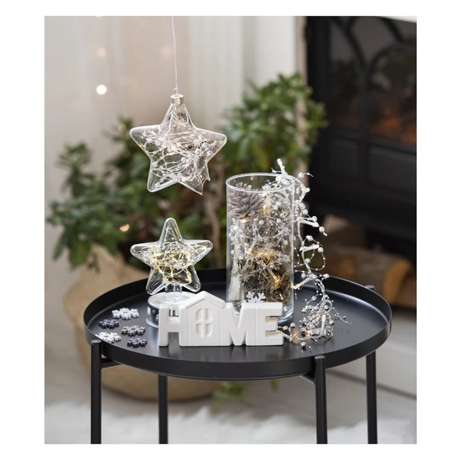 Streudeko - Schneeflocken - 24 Teile - Weiß – Bild 3