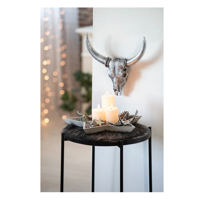 Dekoteller - Stern - Aus Holz - Ă = Ca. 41 Cm