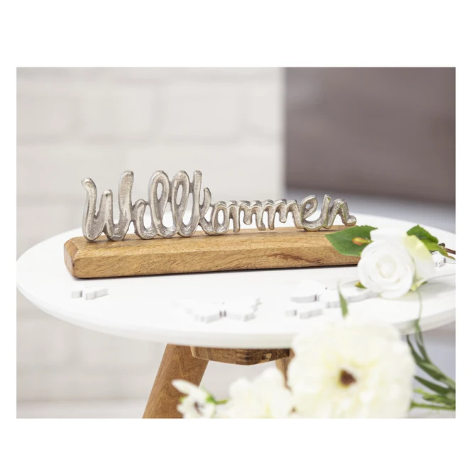 Out Of The Blue Deko-Schriftzug - Willkommen - Ca. 25 X 8 Cm