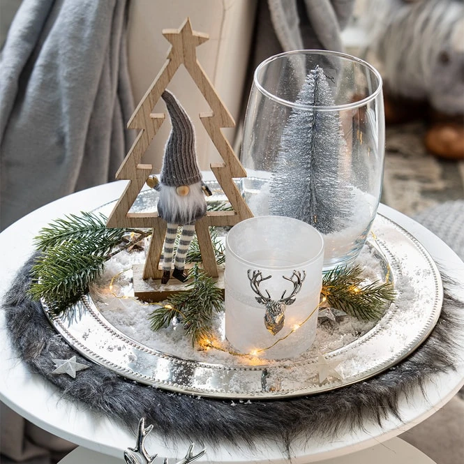 Tannenbaum - Ca. 20 Cm - Silber â Bild 2