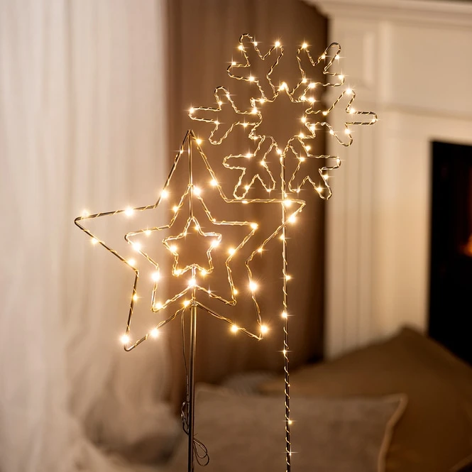 LED-Pflanzenstecker - Stern - Ca. 87 X 35 Cm â Bild 3