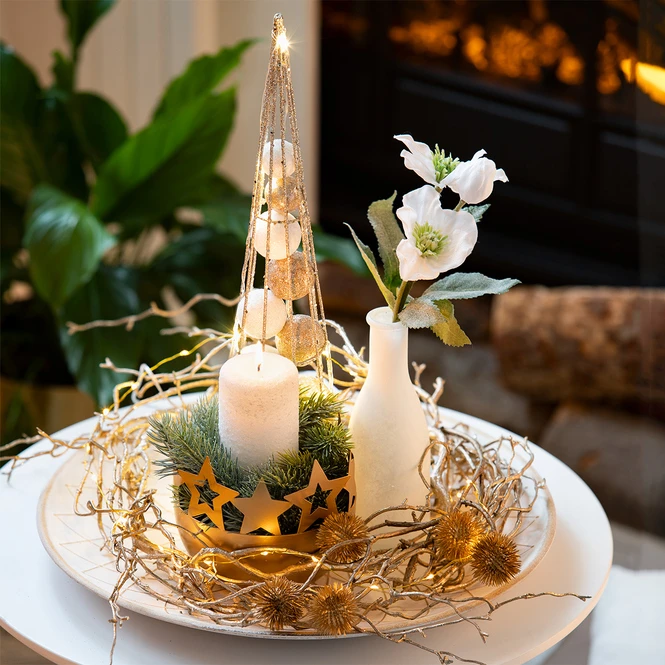 Dekoschale - Sterne - Ă = Ca. 14 Cm