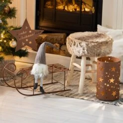 Deko-Schlitten - Ca. 45 X 20 X 20 Cm