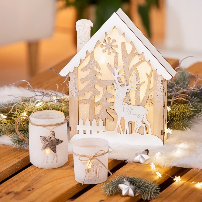 Teelichtglas - Stern - Ca. 7,5 X 8 Cm â Bild 2