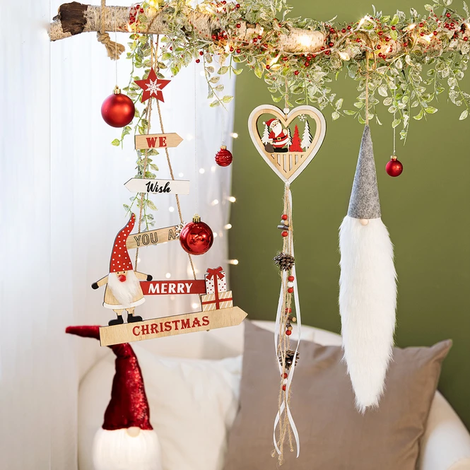 Christbaumkugeln - Rot - 30 Stück – Bild 2